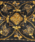 Lux Black & Gold Scarf